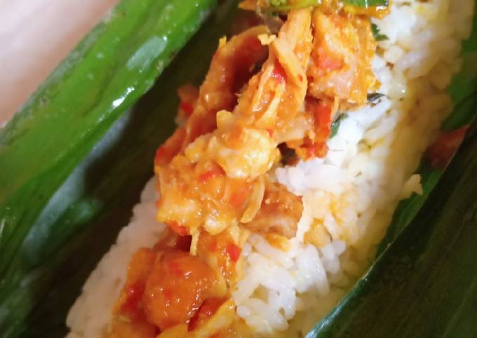 Resep Nasi Bakar Ayam Suir Oleh Niza Pujilestary Cookpad