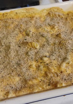 A picture of Mac & Cheese with a Twist.