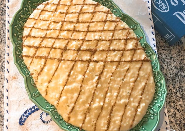 Arroz doce e um twist de lima