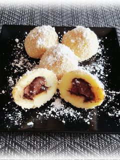 Mogyorókrémes gombóc Glutén&Tejmentes recept fotója