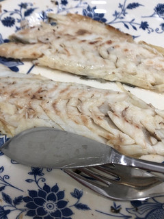 Una foto de Lubina al horno
