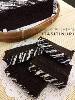 Foto resep Brownies Kukus Ketan Item