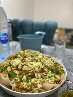 صورة لوصفة منسف أردني باللحم