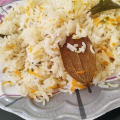 A picture of Biryani rice.