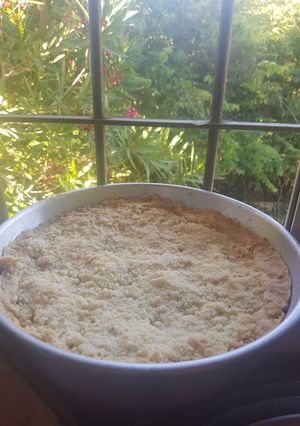 Una foto de Crumble de manzana 🍎🍎🍎