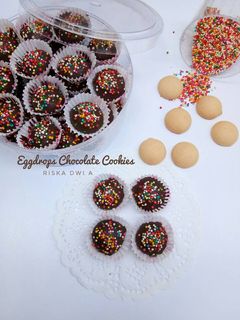 Foto resep #29.Eggdrops Chocolate Cookies #SeninSemangat