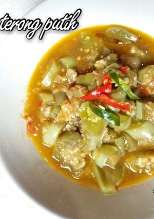 Foto resep Oseng terong putih