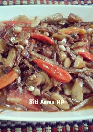 Foto resep Oseng Teri Biji (Beton) Nangka