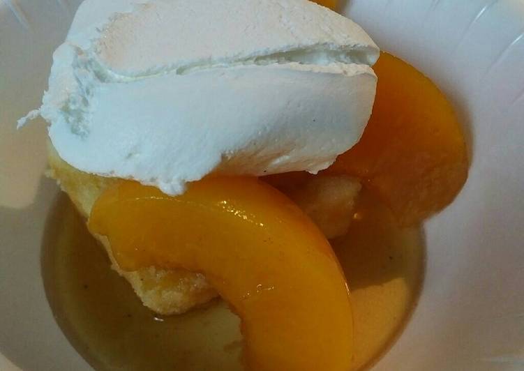 Steps to Prepare Super Quick Homemade Memorial Day Peach Shortcake