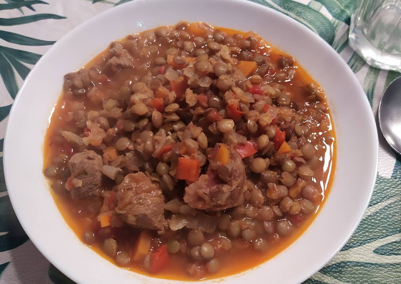 Guiso de lentejas