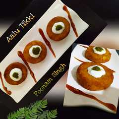 आलू टिक्की (Aloo tikki recipe in hindi)-レシピのメイン写真