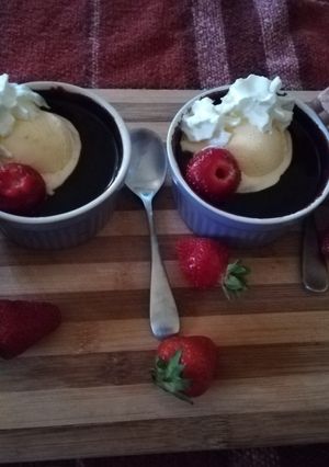 Házi csokipuding recept fotója
