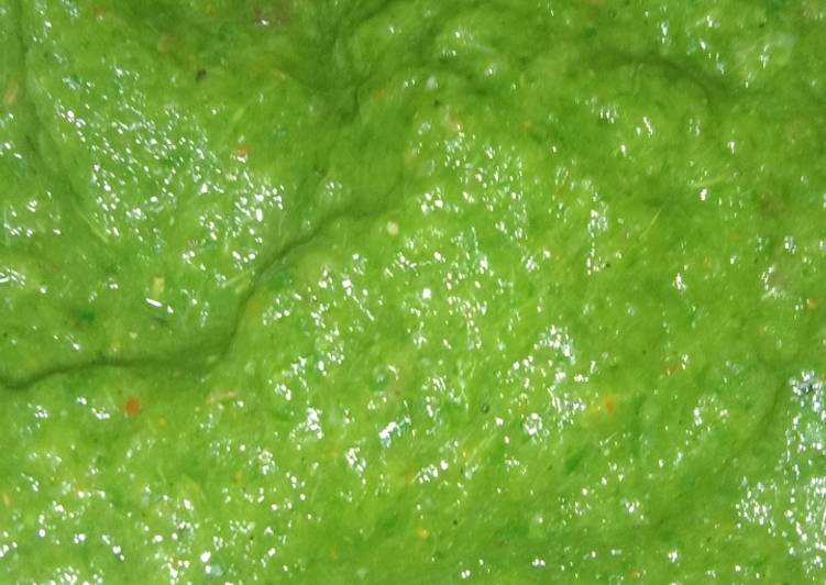 Green onion chutney