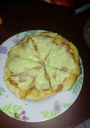 Foto resep Pizza teflon saus keju