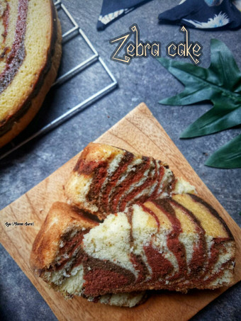 Langkah Mudah untuk Menyiapkan Cake Zebra Putih Telur Gampang