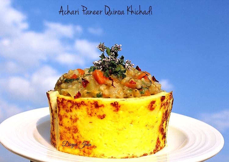 Guide to Prepare Achari Paneer Quinoa Khichadi in 20 Minutes for Young Wife