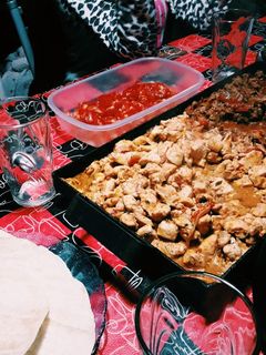 Una foto de Relleno para Tacos de carne y pollo