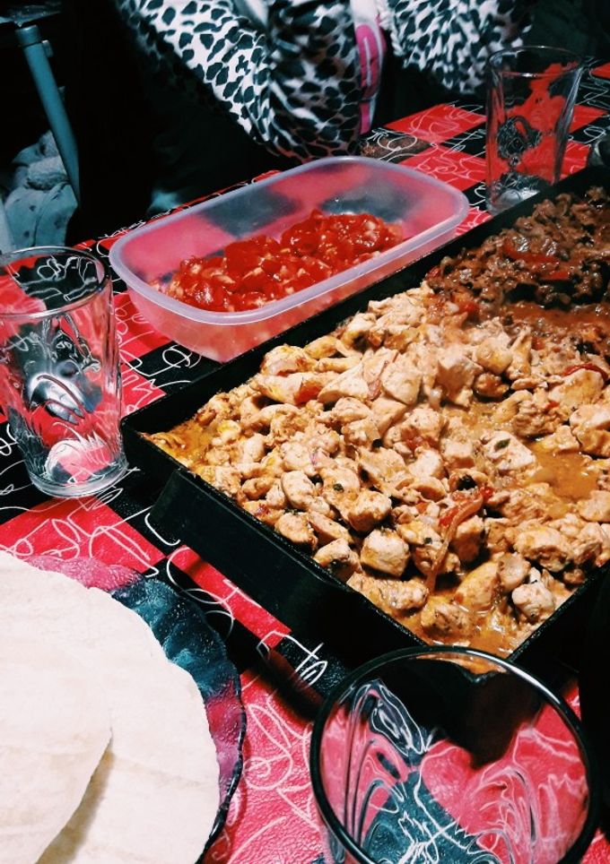 Una foto de Relleno para Tacos de carne y pollo