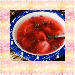 A picture of Lychee chia drink.