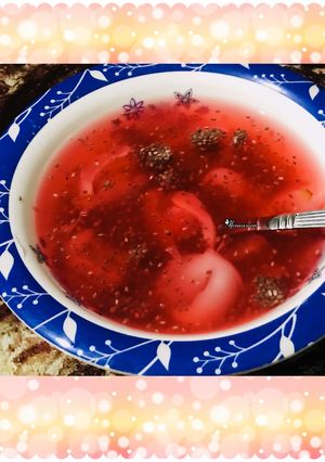 A picture of Lychee chia drink.
