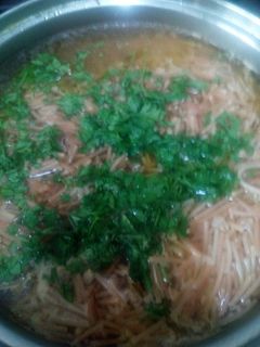 صورة لوصفة شوربة شعيرية