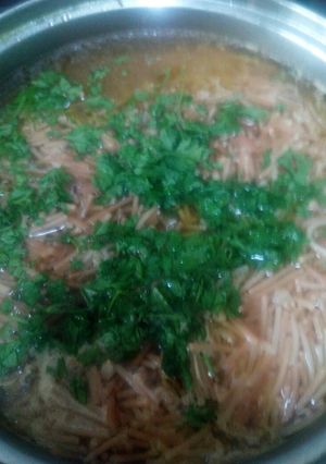 صورة لوصفة شوربة شعيرية