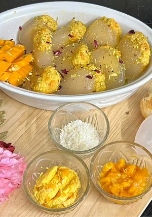 A picture of Mango 🥭 IceApple Dessert.