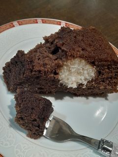 عکسی از دستور کیک سوپرایز نارگیلی🍰🥥