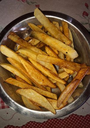 Una foto de Papas fritas crujientes!!