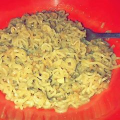 A picture of Boiled maggi.