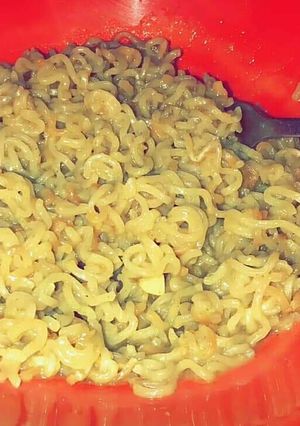 A picture of Boiled maggi.