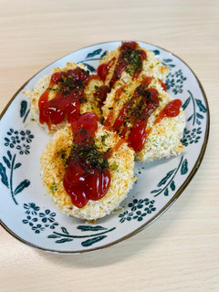 米飯可樂餅|過熱水蒸氣烤箱微波爐 的食譜成品照片