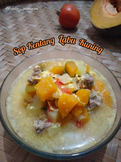 Foto resep Sup Kentang Labu Kuning untuk MPASI 12 bulan >