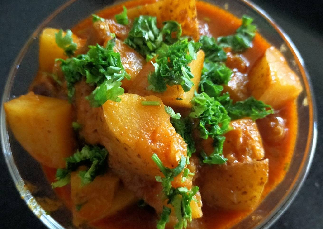 Potato-Brinjal Curry
