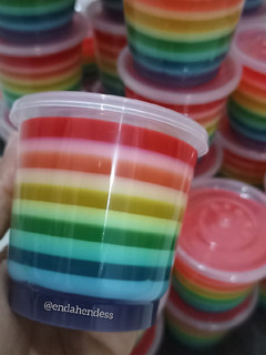 Foto resep Puding Rainbow Cup 🧡