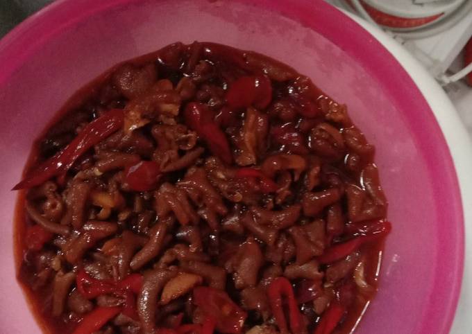 Resep Oseng usus ayam, Enak