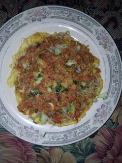Foto resep Tahu telur sambal kacang
