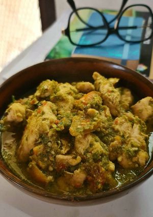 Foto resep Ayam Cabe Hijau (tanpa minyak)