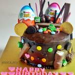 Chocolate Cake (bisa untuk based Birthday Cake)