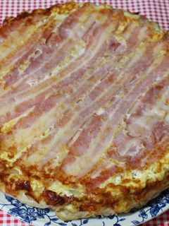 Una foto de Tarta tatín salada deliciosa