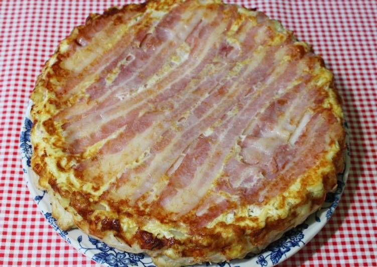Tarta tatín salada deliciosa