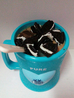 A picture of Oreo milky mocha drink.