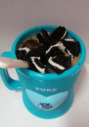 A picture of Oreo milky mocha drink.