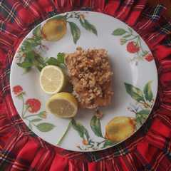 Salmone con mandorle e limoni 🍋 🍋 del mio giardino-レシピのメイン写真