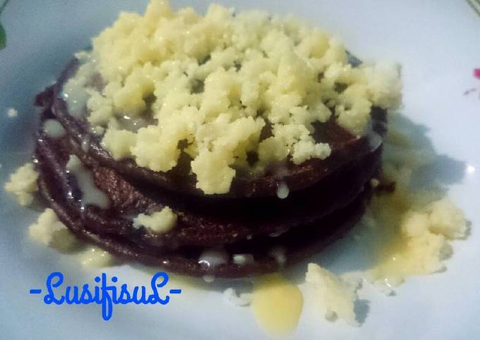 Pancake Cokelat (mudah dan cepat)