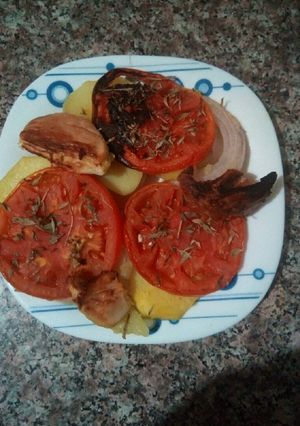 Une photo de Gratin des pomme de terre au four