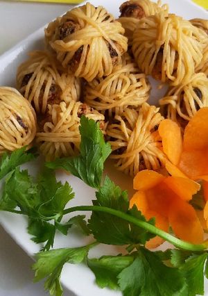 Hình của món Đậu Hủ Chiên Sốt Me.