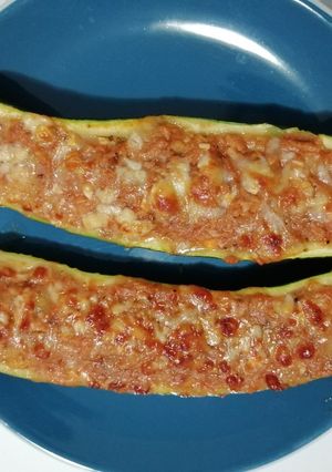 Foto principal de Calabacín relleno de atún dieta fodmap