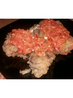 Foto resep Ayam geprek pedas