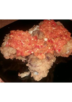 Foto resep Ayam geprek pedas